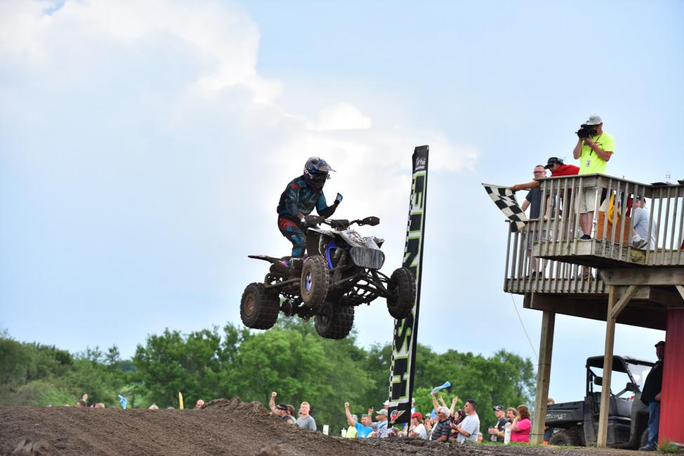 Thomas Brown took the second moto win at Sunset Ridge MX
