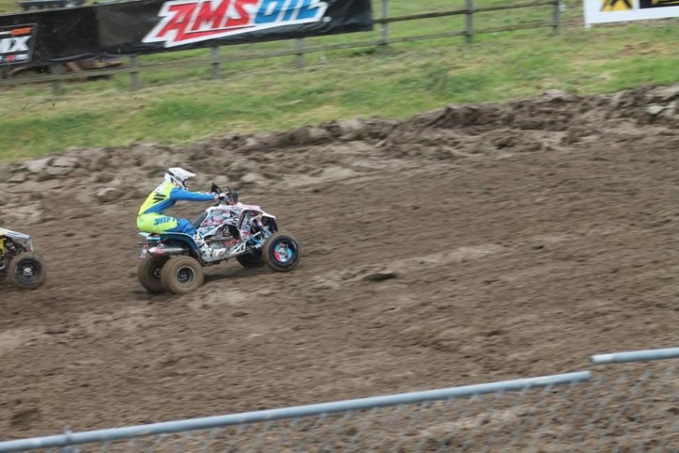 That TC Racing power! Cunningham ripping a nice holeshot in Sunday’s 25+ main.
