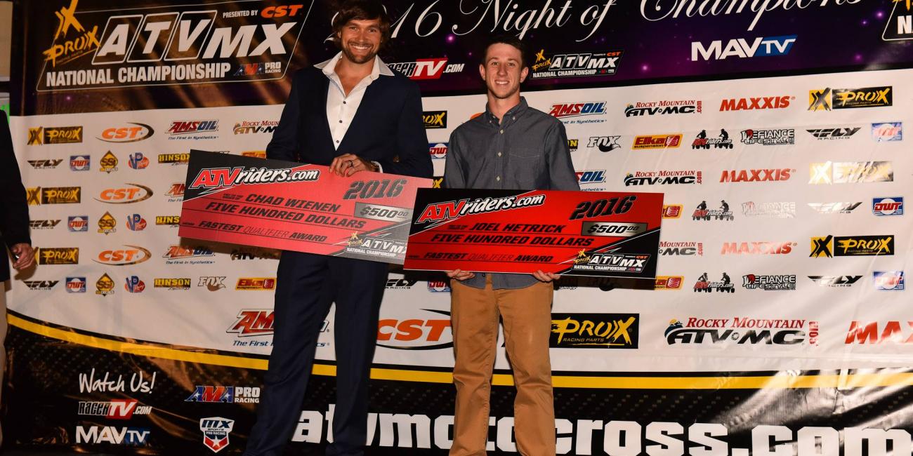 Congratulations to 2016 ProX ATV Motocross Specialty Award Winners