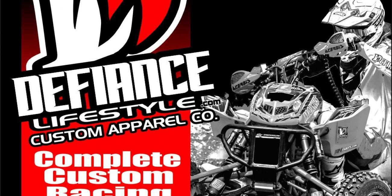Defiance Lifestyle Returns as 2017 ATV Motocross Series Sponsor