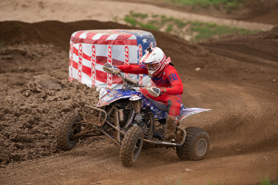 Nick Gennusa captured his first-ever career overall ATVMX podium finish with third overall in Michigan.