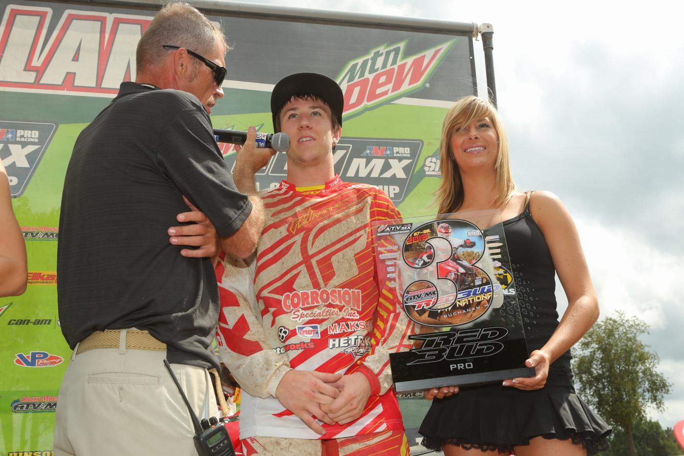 Joel Hetrick took third overall for the Corrosion Hetrick Racing team at RedBud MX.