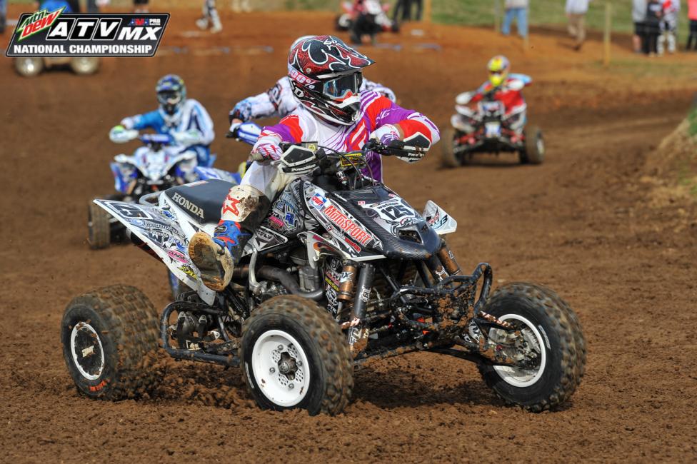 Muddy Creek was Woskob's second race ever on an ATV in the Pro Am class