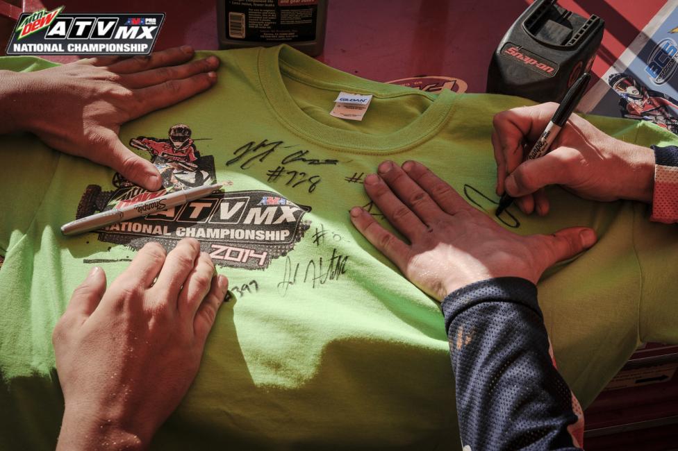 Don't miss out on getting your favorite riders autographs at the races!