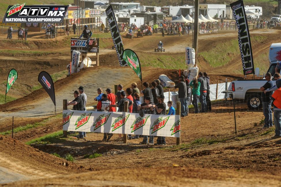 Muddy Creek had a new track design for the 2014 Mtn. Dew ATV Motocross National Championship