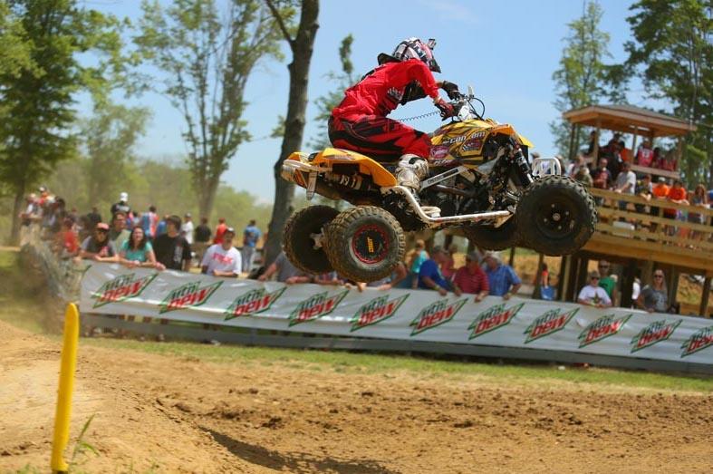 Jeffrey Rastrelli finished second in the Pro-Am class at the Briarcliff ATV National in Ohio