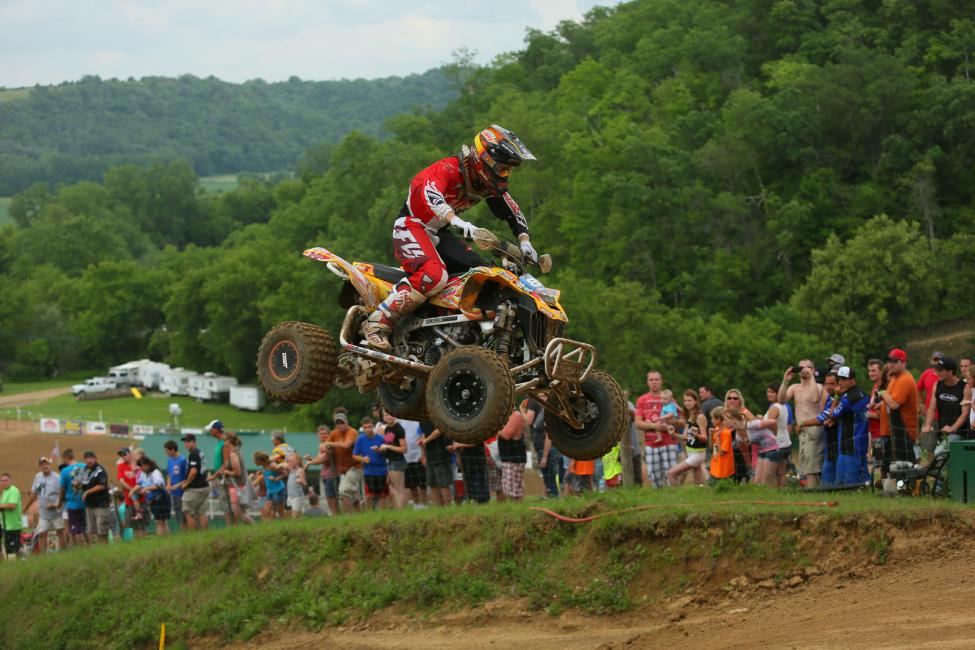 Joel Hetrick had a good day, finishing second overall 