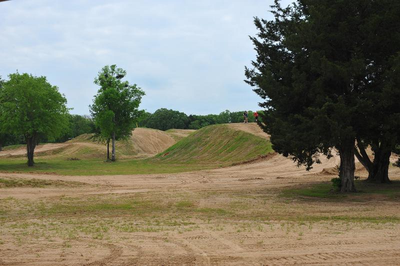 This track is full of big jumps, and wide sections for passing. It's going to be a great race on Saturday!