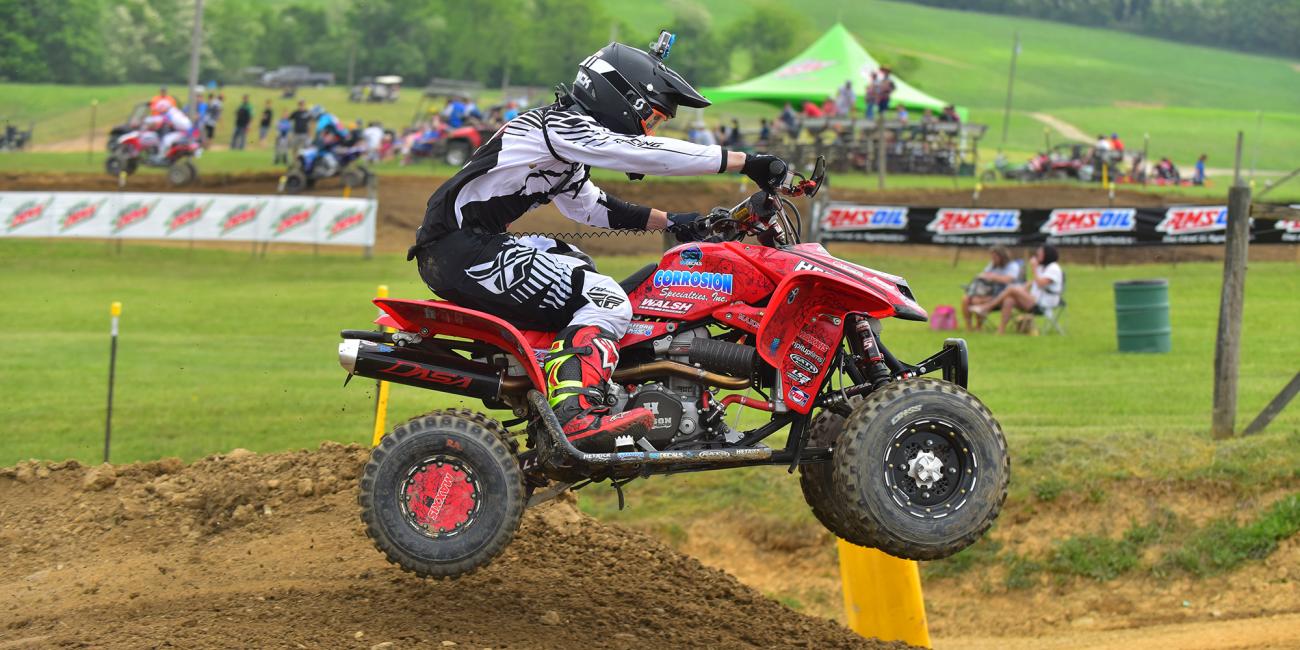 Surging Hetrick Leads Mtn. Dew ATV Motocross National Championship into Inaugural Round from Ironman Raceway