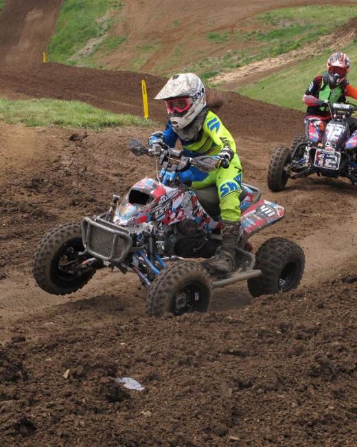 Emily Saieva raced her way to 2nd in the 90 Auto Sr. class.
