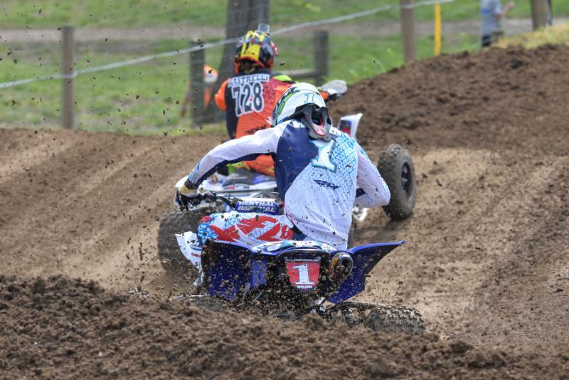 Chad Wienen went 1-2 in the motos at Ironman ATVMX National for a second place overall finish.