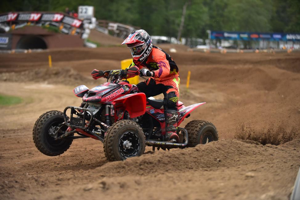Joel Hetrick currently sits 16 points behind Wienen in the championship standings, but is hoping to come away with the AMA Pro ATVMX Championship this weekend.Photo: Ken Hill