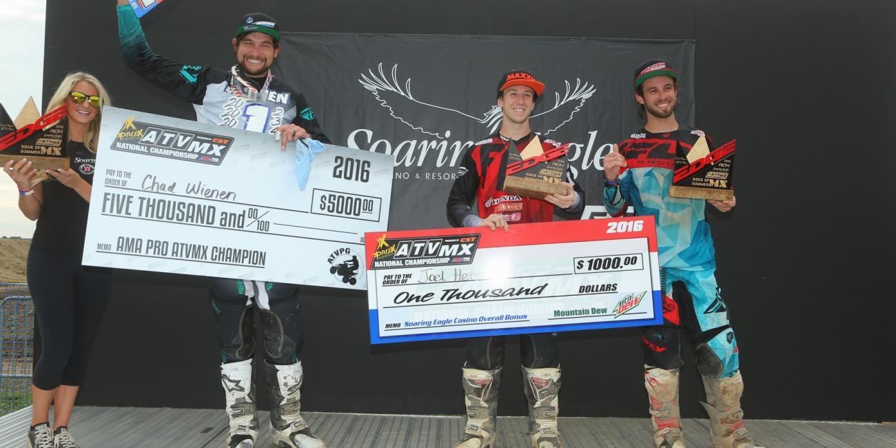 Hetrick Ends 2016 ATVMX Season Victorious at Edge of Summer MX