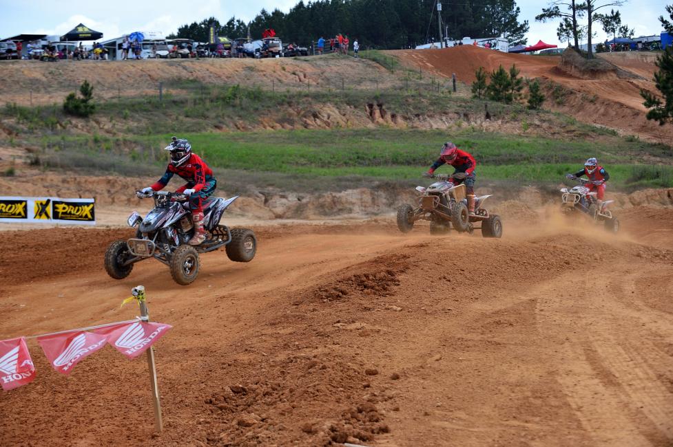 Josh Upperman, Jeffrey Rastrelli and Ronnie Higgerson were all within seconds of each other in Moto One.