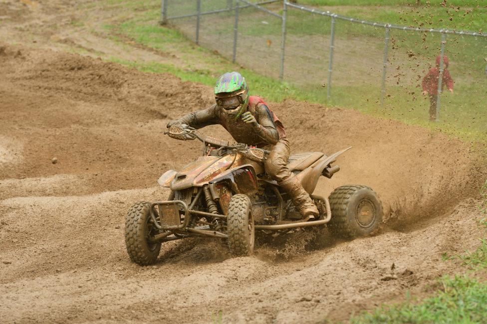 The rain fell during moto two at RedBud, making some of the most treacherous conditions of the season. 