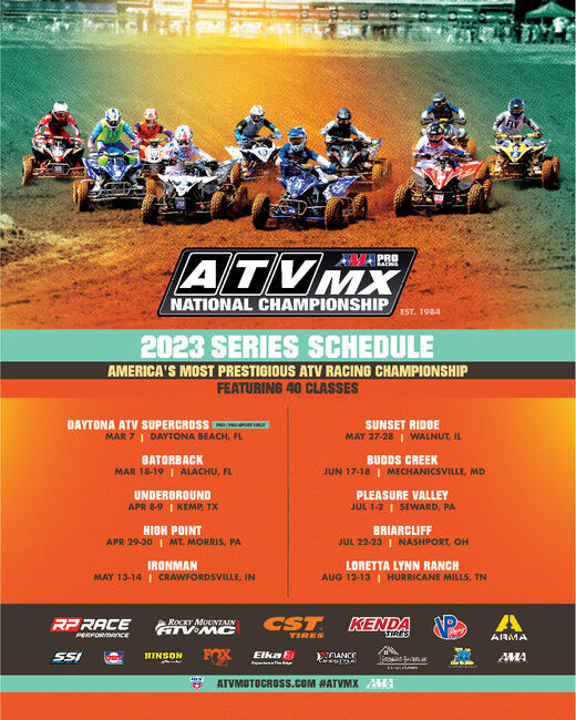 2023 ATV Motocross National Championship Series Schedule Announcement