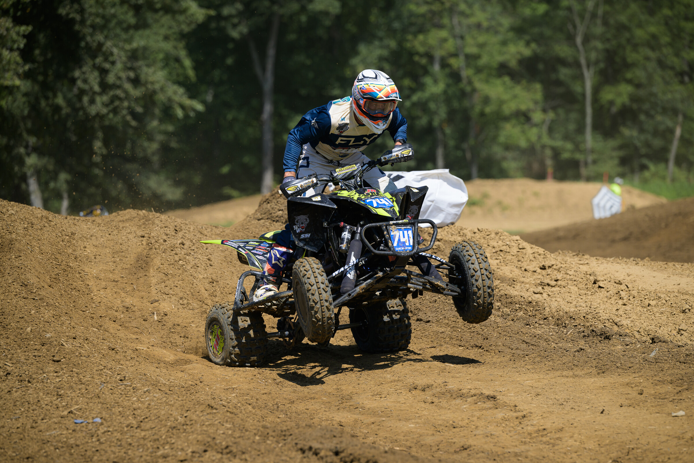 Westley Wolfe would finish the day second overall at Briarcliff.