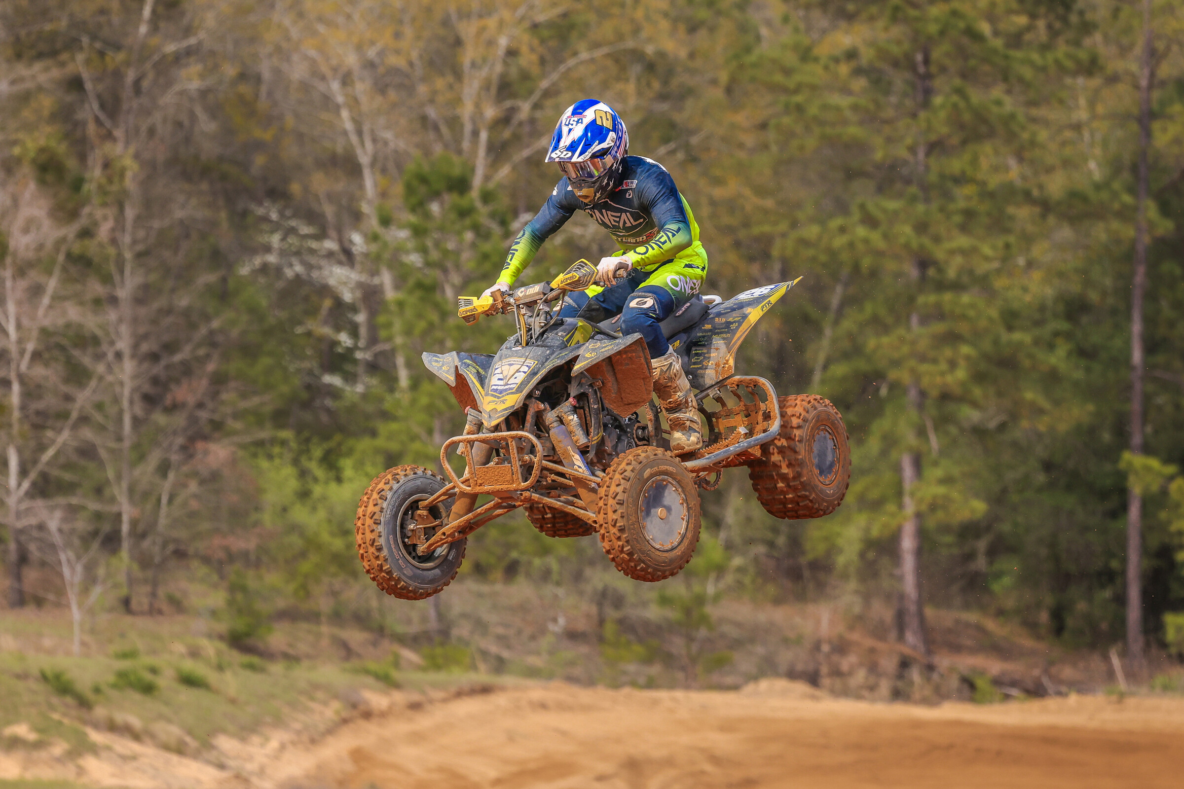 Brandon Hoag would finish third overall on the day.