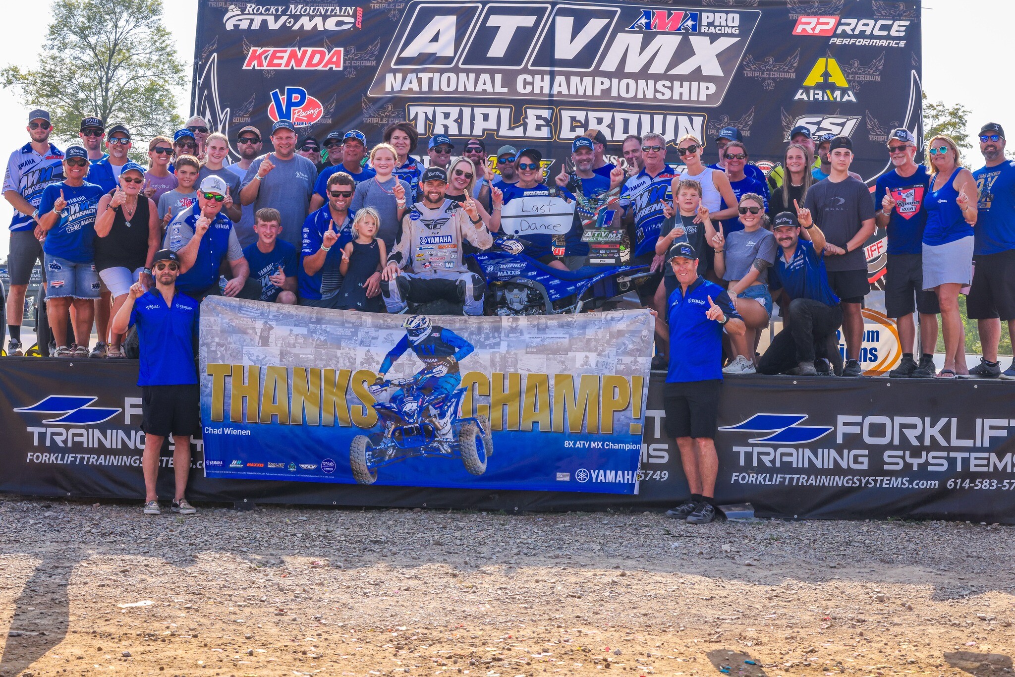 Chad Wienen earned first overall at what would be his last AMA Pro ATVMX race.