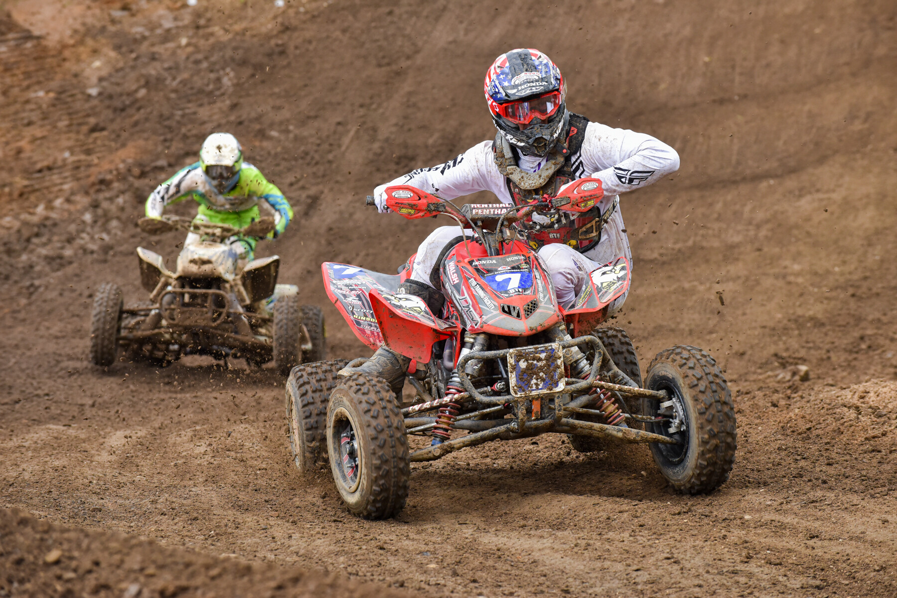 Byrd battling the mud