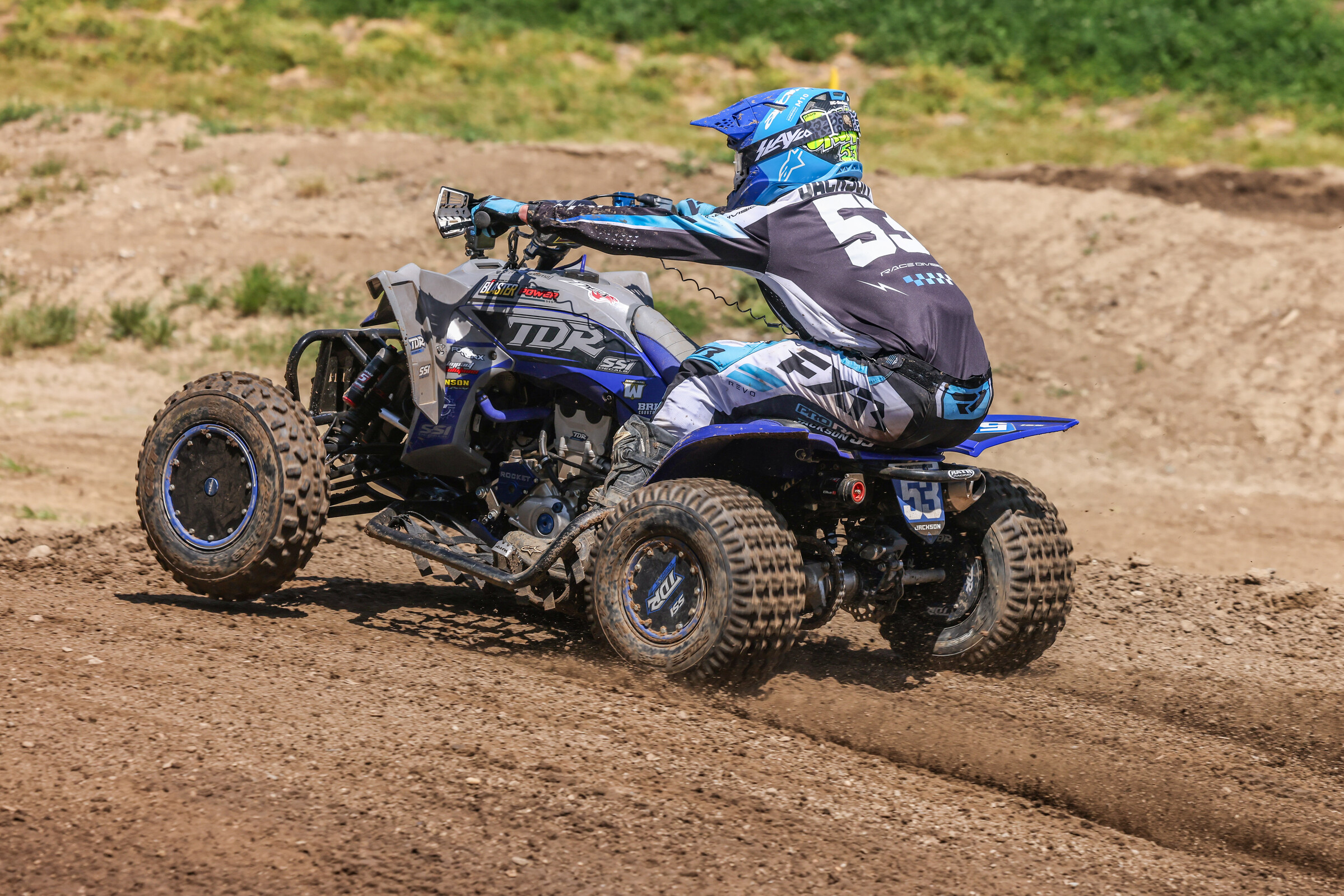 Mason Jackson ( TDR Motorsports/Walsh Race Craft/CST/Rocket Machine Designs) grabbed a holeshot and went 4-3 to earn third overall at Ironman Raceway.