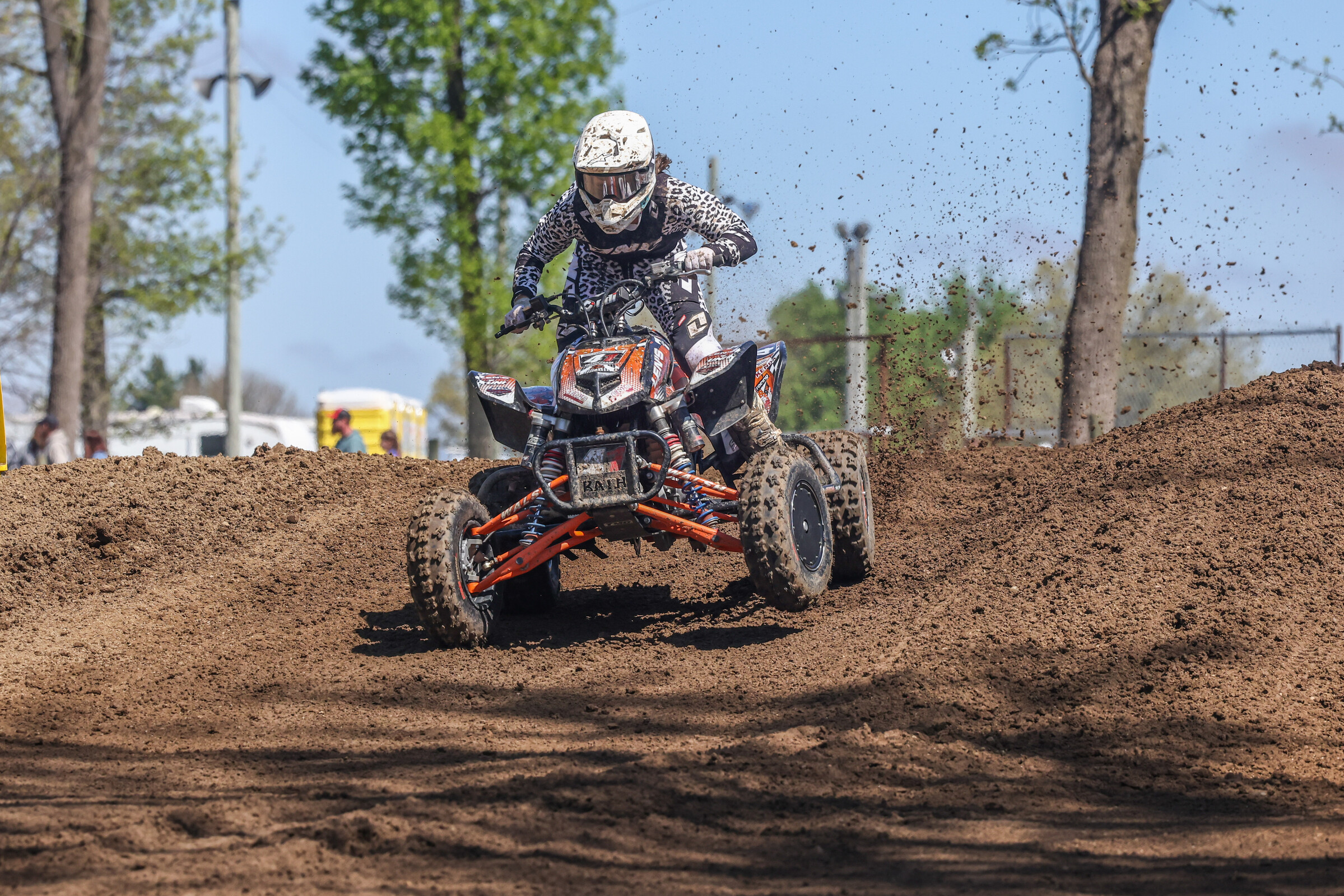 Lillian Plaza took home the WMX overall win at the IronWoman ATVMX National.