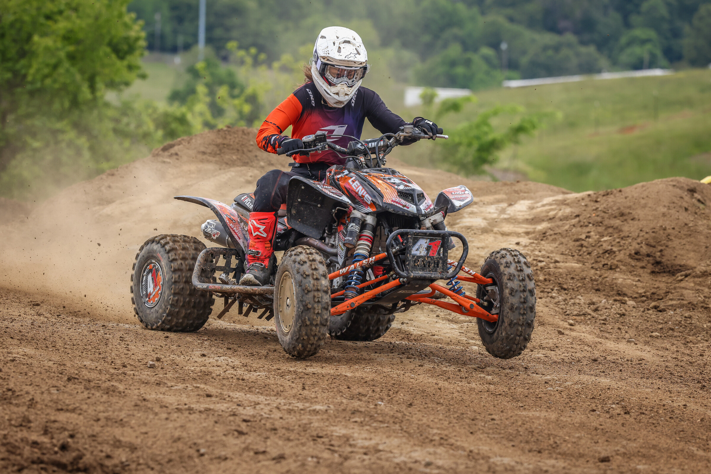 Lillian Plaza continued her dominance in the WMX ranks, earning the overall win on Saturday.